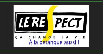 Le RESPECT Le RESPECT