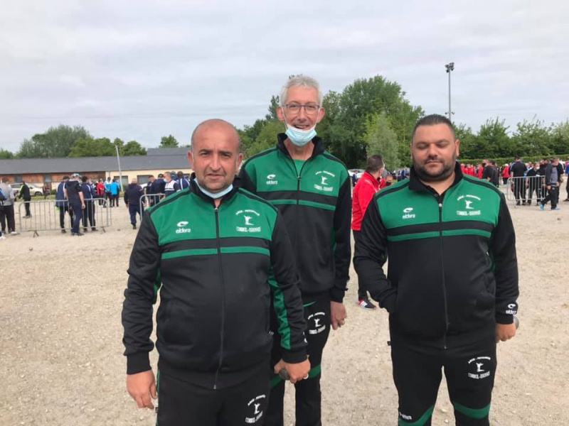 TRI SENIORS 2021  A MILLY LA FORET.  Perdu en 1/4 de Final