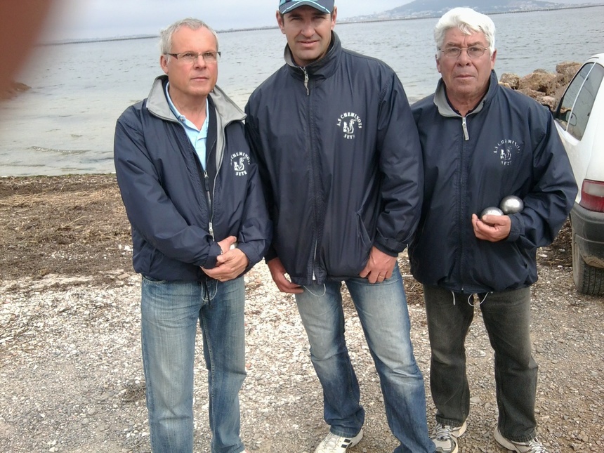 Championnats secteur triplette pétanque 2011  à poussan