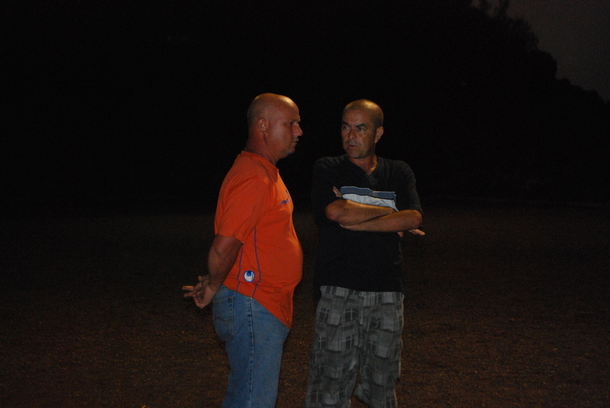 Jean Noël et Armand abbattus aprés la rencontre