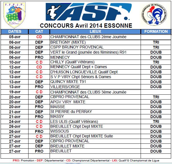 Calendrier Essonne Avril Calendrier Essonne Avril