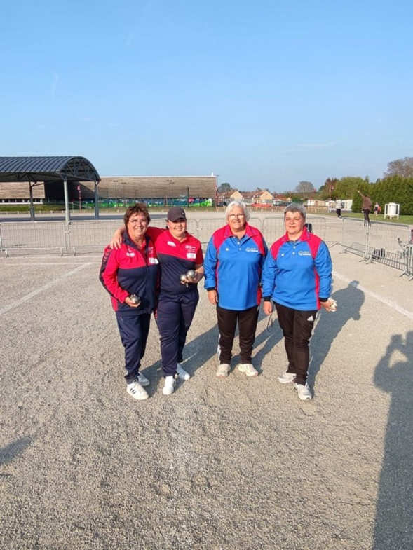 De gauche à droite : Thérèse et Sonia Charley, Patricia Lacour et Anne Demouy. De gauche à droite : Thérèse et Sonia Charley, Patricia Lacour et Anne Demouy.