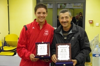 William et Christian lors de la remise des récompenses William et Christian lors de la remise des récompenses