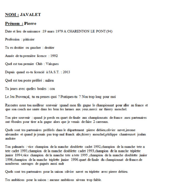 Portrait de Pierre JAVALET Portrait de Pierre JAVALET