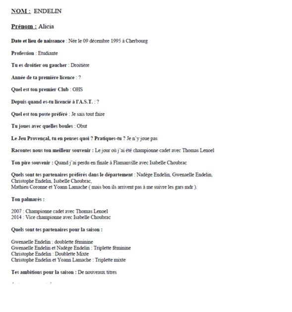 Portrait de Alicia ENDELIN Portrait de Alicia ENDELIN