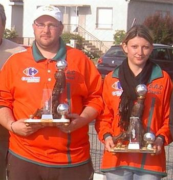 Le parcours des champions du Cher doublette mixte 2011 !