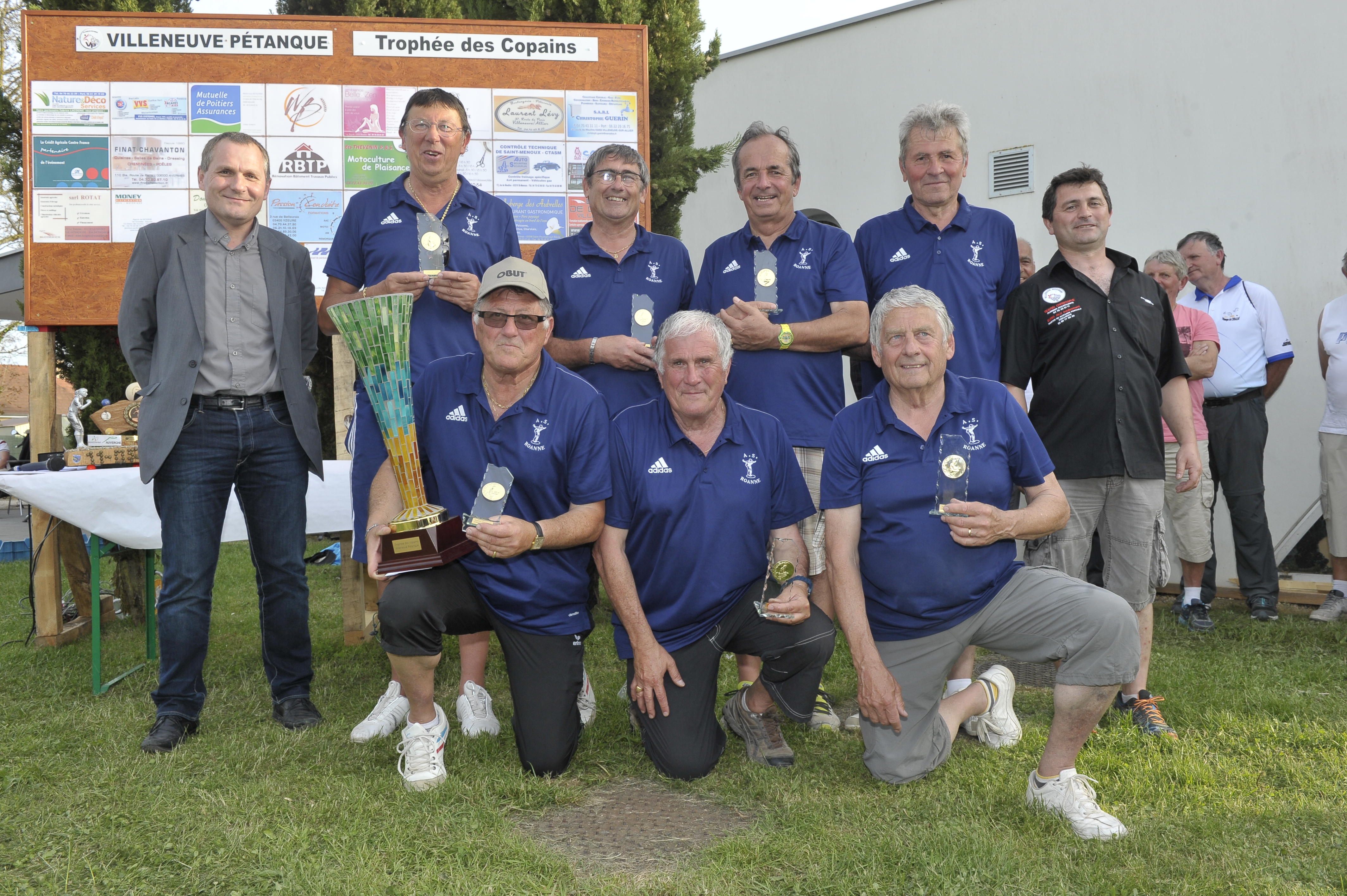 Léquipe de ROANNE vainqueur du trophée 2015