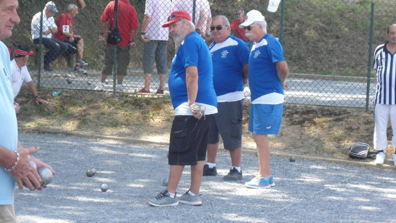 Champion Côte Basque – triplette Vétéran – le mercredi 05 juillet 2017 Champion Côte Basque – triplette Vétéran – le mercredi 05 juillet 2017