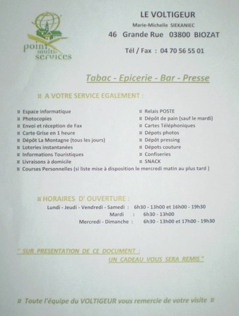 repas du  vrendredi 21 janvier
