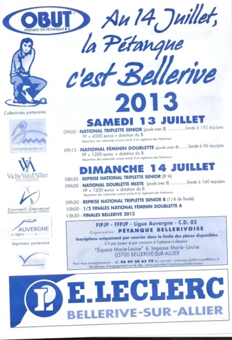 NATIONNAL BELLERIVE NATIONNAL BELLERIVE