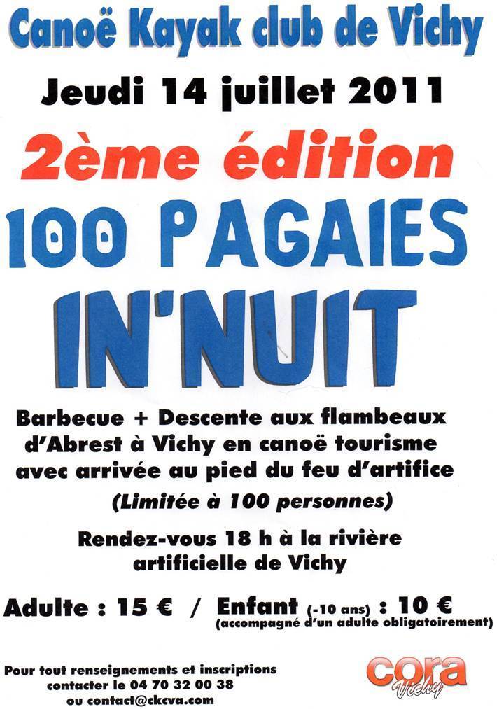 Kanoë club de Vichy