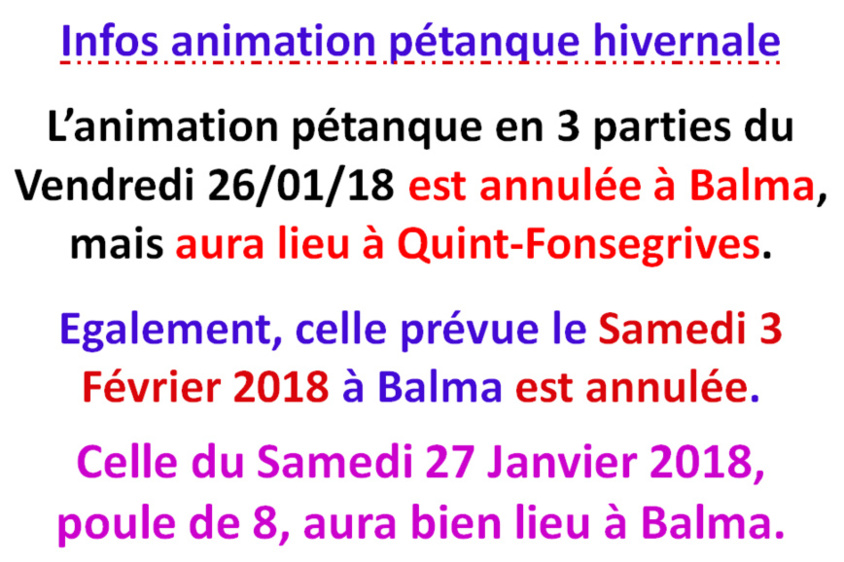 Infos de Balma