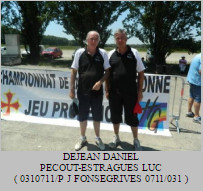 Championnat H.G Doublettes Jeu Provençal 2016 Championnat H.G Doublettes Jeu Provençal 2016
