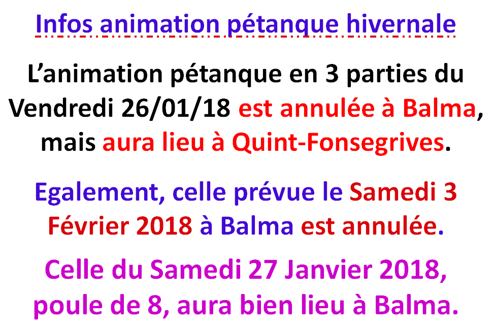 Infos de Balma