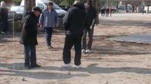 Une partie entre potes du club.