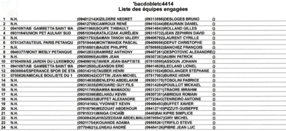 Concours à la B.A Campinoise .4.04.2014 Concours à la B.A Campinoise .4.04.2014