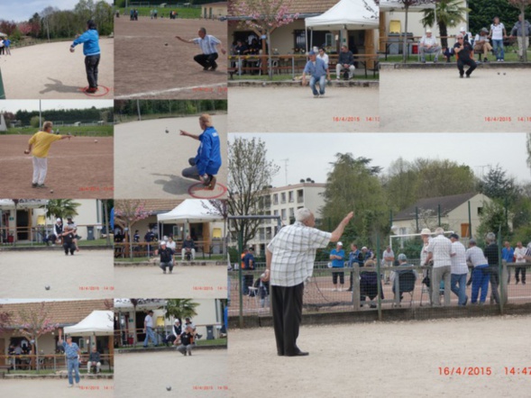 Grand Prix Vétérans Triplettes COUBRON 16.04.2015