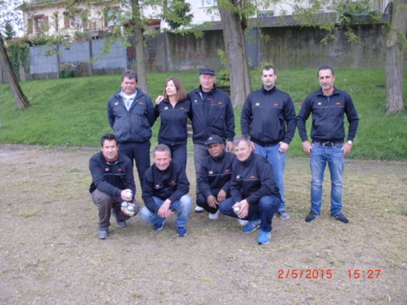 Gérard - Michèle - Raymond - Christophe - Nedret - Pascal - Philippe {coach} - Edouard - Patrick Gérard - Michèle - Raymond - Christophe - Nedret - Pascal - Philippe {coach} - Edouard - Patrick