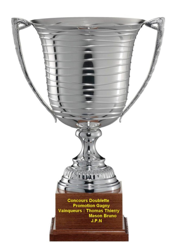 Résultats du Concours Gagny Doublette Promotion et Triplette T.C Mixte 08.05.2015 Résultats du Concours Gagny Doublette Promotion et Triplette T.C Mixte 08.05.2015