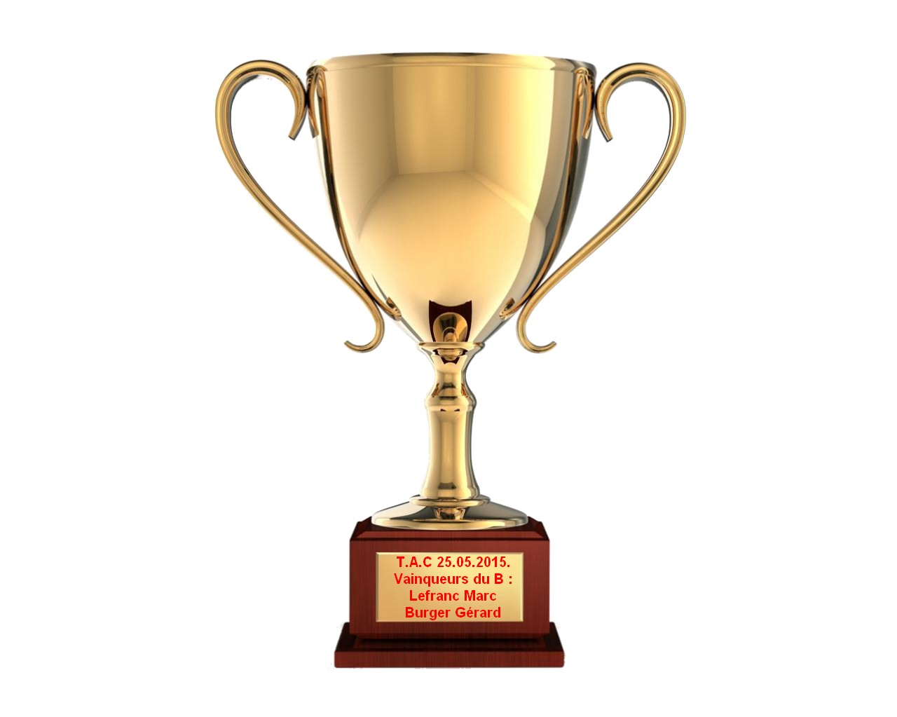 Concours Doublette Promotion T.A.C 25.05.2015 Concours Doublette Promotion T.A.C 25.05.2015