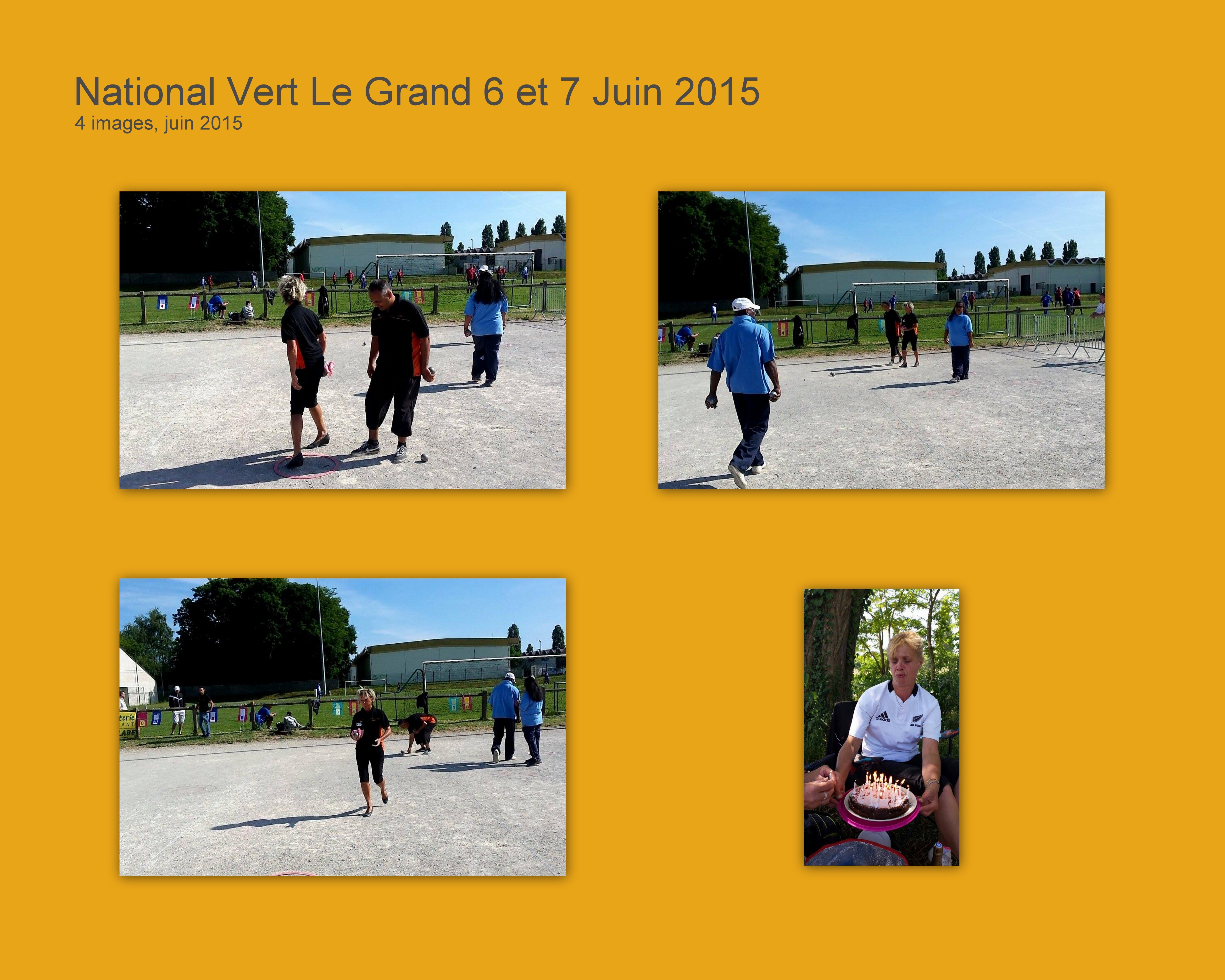 National Vert Le Grand Doublette Mixte 6 & 7 Juin 2015