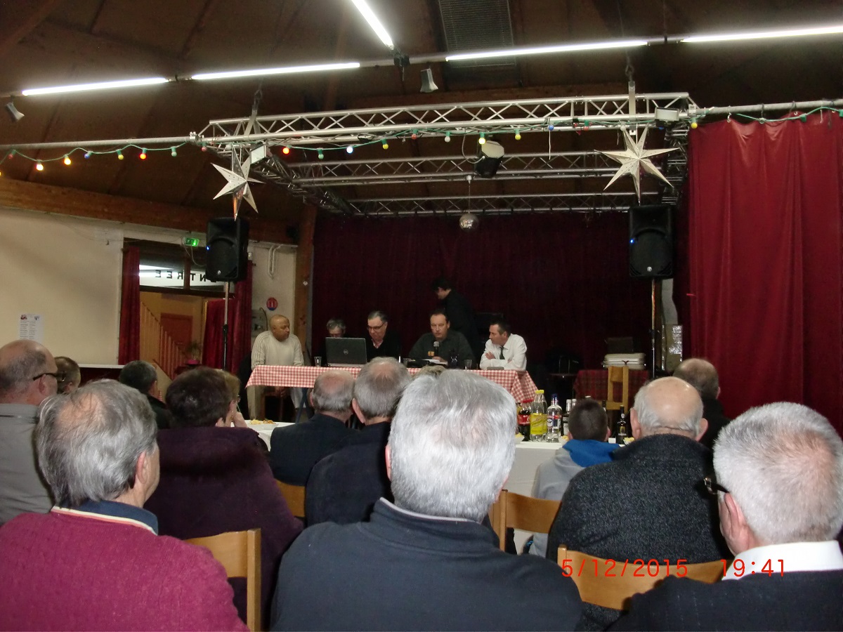 Assemblée Générale et Repas de fin d'année 05.12.2015