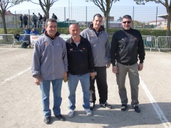 à gauche Sampaio José, Martin Philippe, Chantelat Christophe, Mollica Philippe à gauche Sampaio José, Martin Philippe, Chantelat Christophe, Mollica Philippe