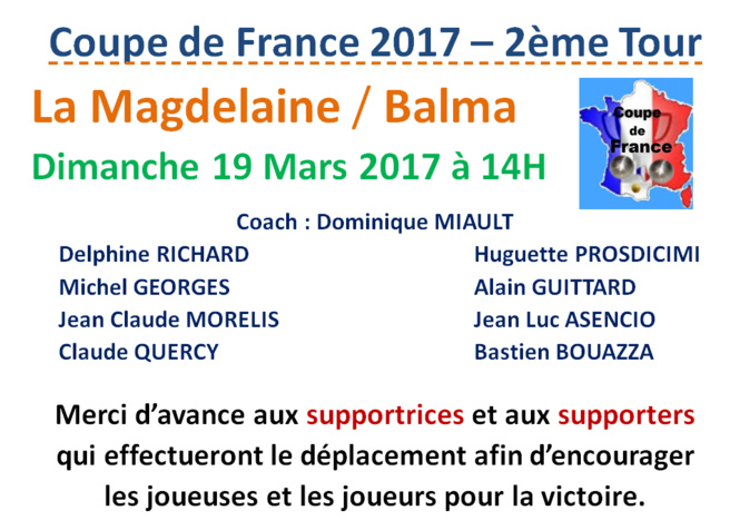 Coupe de France La Magdelaine / Balma