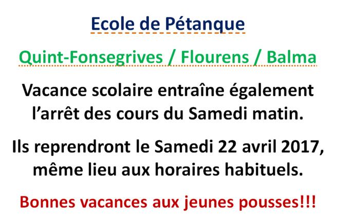 Ecole de Pétanque Ecole de Pétanque