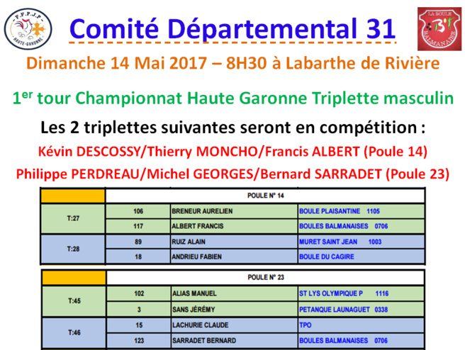 TM Labarthe de Rivière 14/05/17 TM Labarthe de Rivière 14/05/17