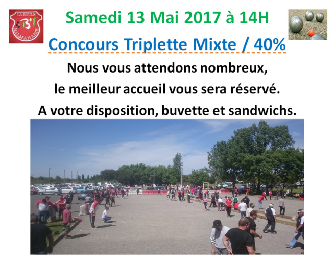 Triplette mixte Balma 13/05/17 Triplette mixte Balma 13/05/17