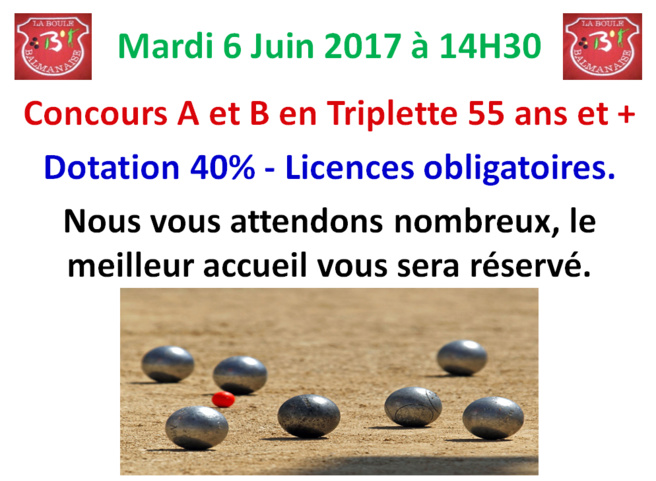 Concours 55 ans et + Concours 55 ans et +