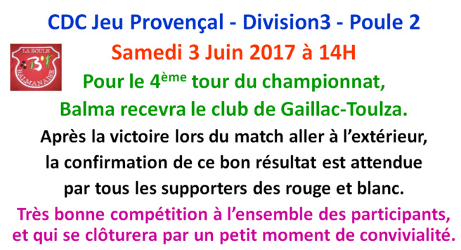CDC JP Balma - Gaillac Toulza CDC JP Balma - Gaillac Toulza