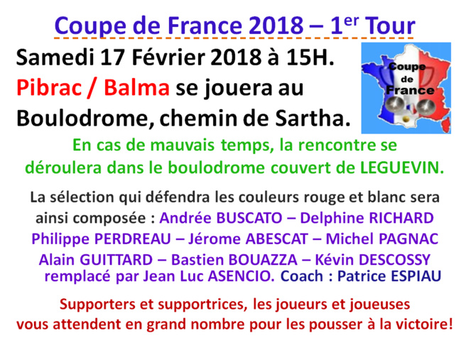 Pibrac / Balma 17/02/2018 Pibrac / Balma 17/02/2018