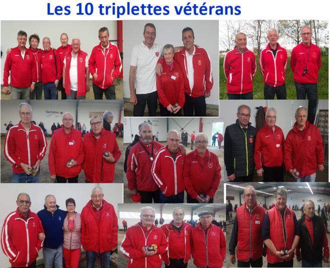 Résultat triplette vétéran 12/04/18