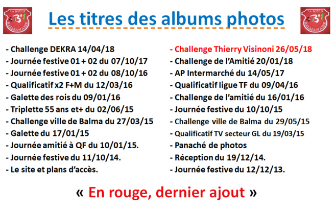 Photos challenge Thierry Visinoni 26/05/18