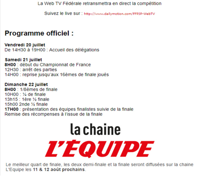 Chpt de France D Mixte 21_22/07/18 Chpt de France D Mixte 21_22/07/18