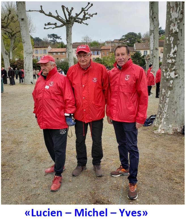 Résultat qualificatif T Vétéran Venerque 11/04/19