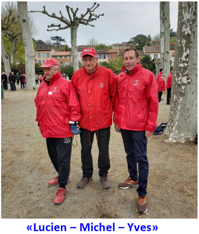 Résultat qualificatif T Vétéran Venerque 11/04/19