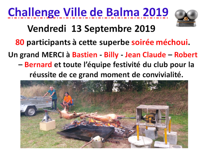 Soirée méchoui 13/09/19 Soirée méchoui 13/09/19