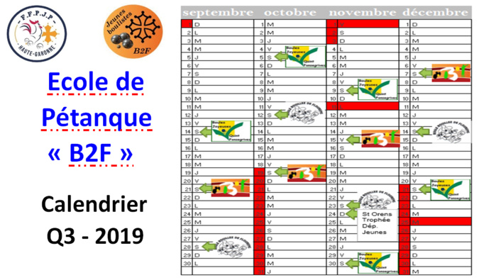 Calendrier Q3_2019 B2F Calendrier Q3_2019 B2F
