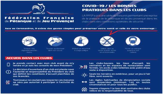 Infos FFPJP - COVID 19