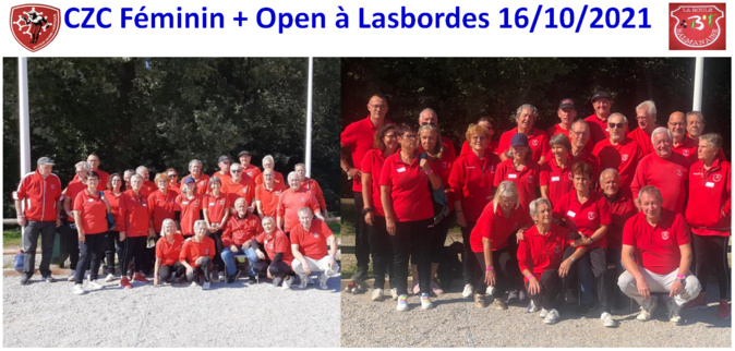 Classement J2 CZC Féminin + Open 16/10/21