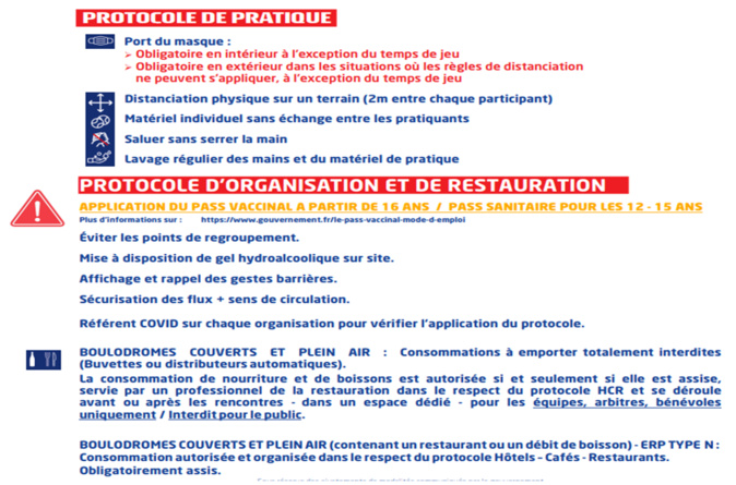 Infos adhérents 26/01/22 Infos adhérents 26/01/22