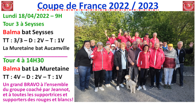 Coupe de France T3+T4 18/04/22 Coupe de France T3+T4 18/04/22