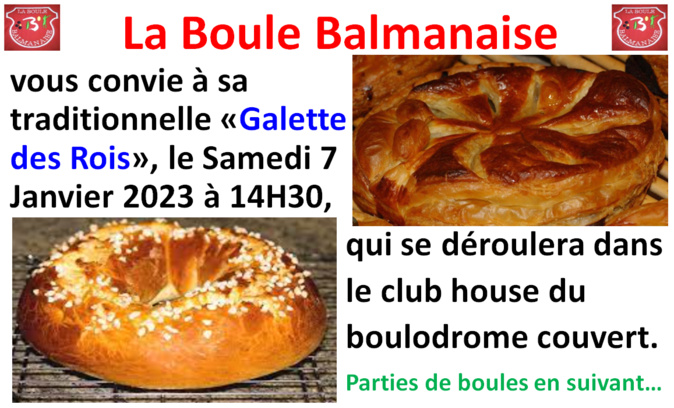 Galette des Rois 07/01/23