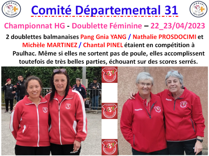 Championnat HG DF à Paulhac 22_23/04/23 Championnat HG DF à Paulhac 22_23/04/23