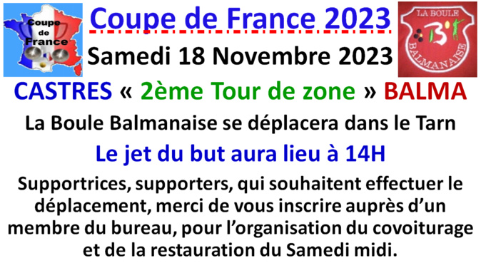 Coupe de France Castres / LBB 18/11/23