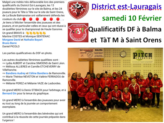 Qualificatifs district Est-Lauragais Qualificatifs district Est-Lauragais