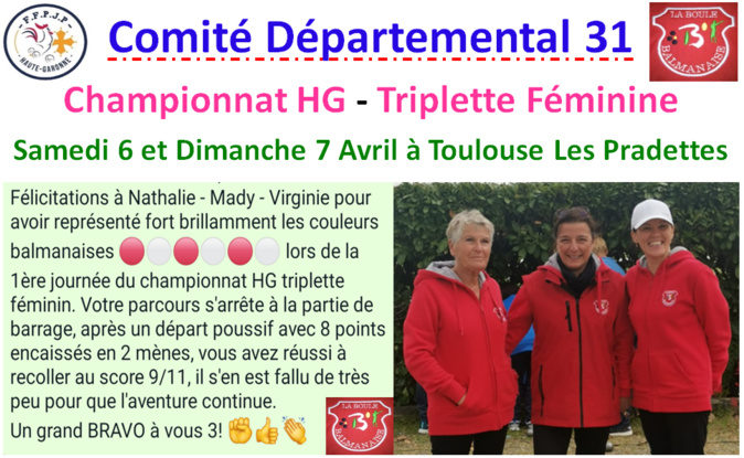 Championnat TF Les Pradettes 06/04/2024 Championnat TF Les Pradettes 06/04/2024